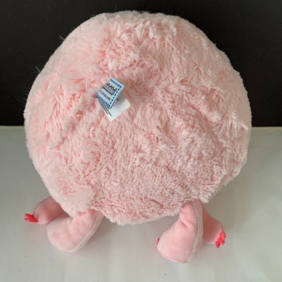 Squishable Pink Sloth Cuddly Cute Kawaii Fuzzy Plush Doll Stuffed 11" by 9" - Picture 3 of 9